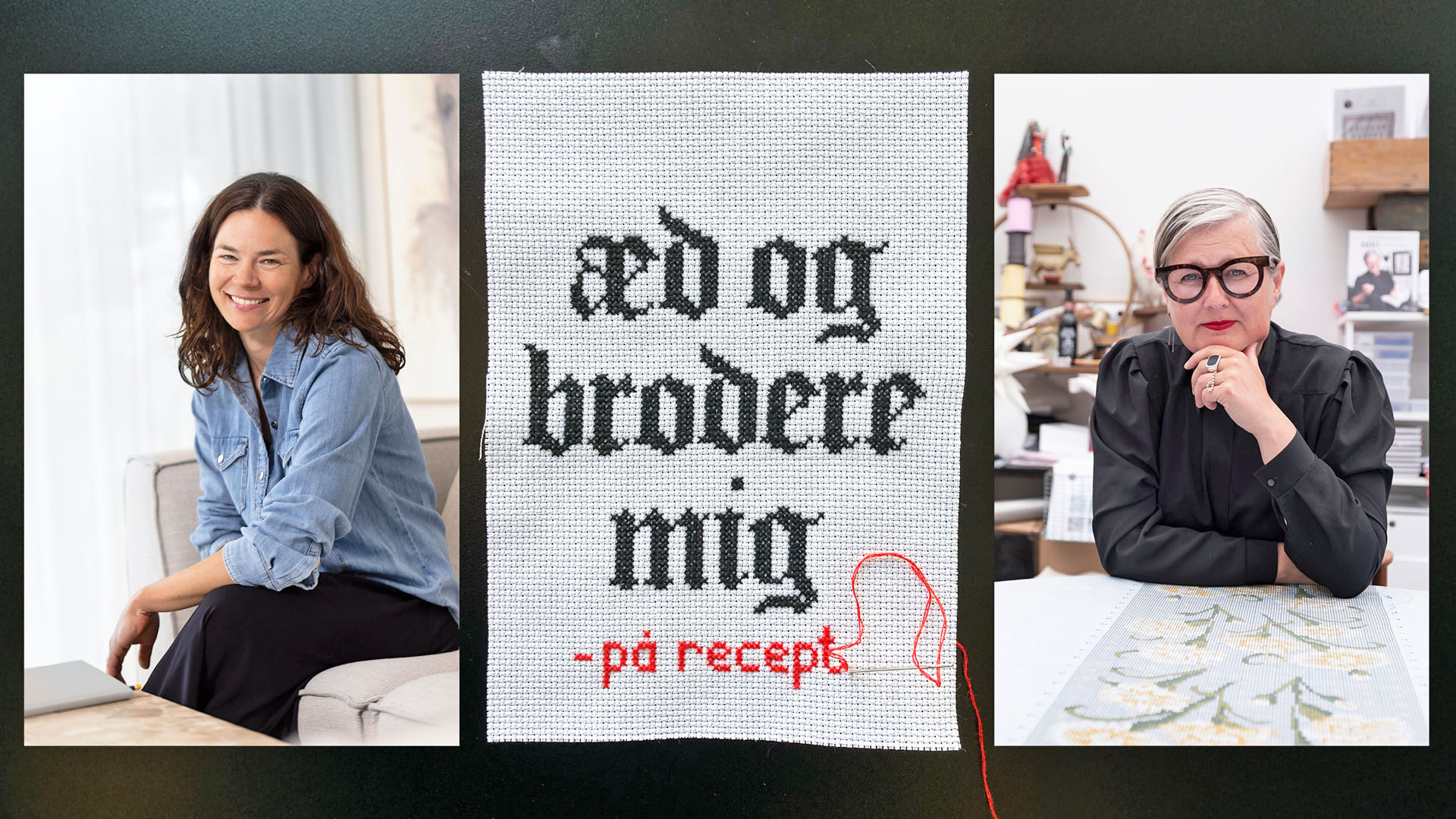 aed og brodere mig paa recept paa teaterbygningen kultur koege