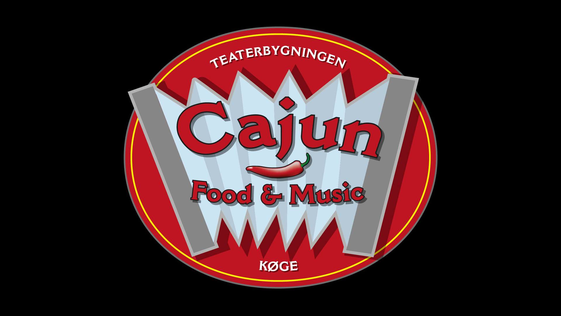 cajun food and music paa teaterbygningen kultur koege